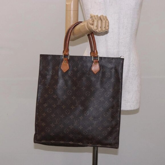 LOUIS VUITTON Monogram Sac Plat Hand Bag - Picture 15 of 16